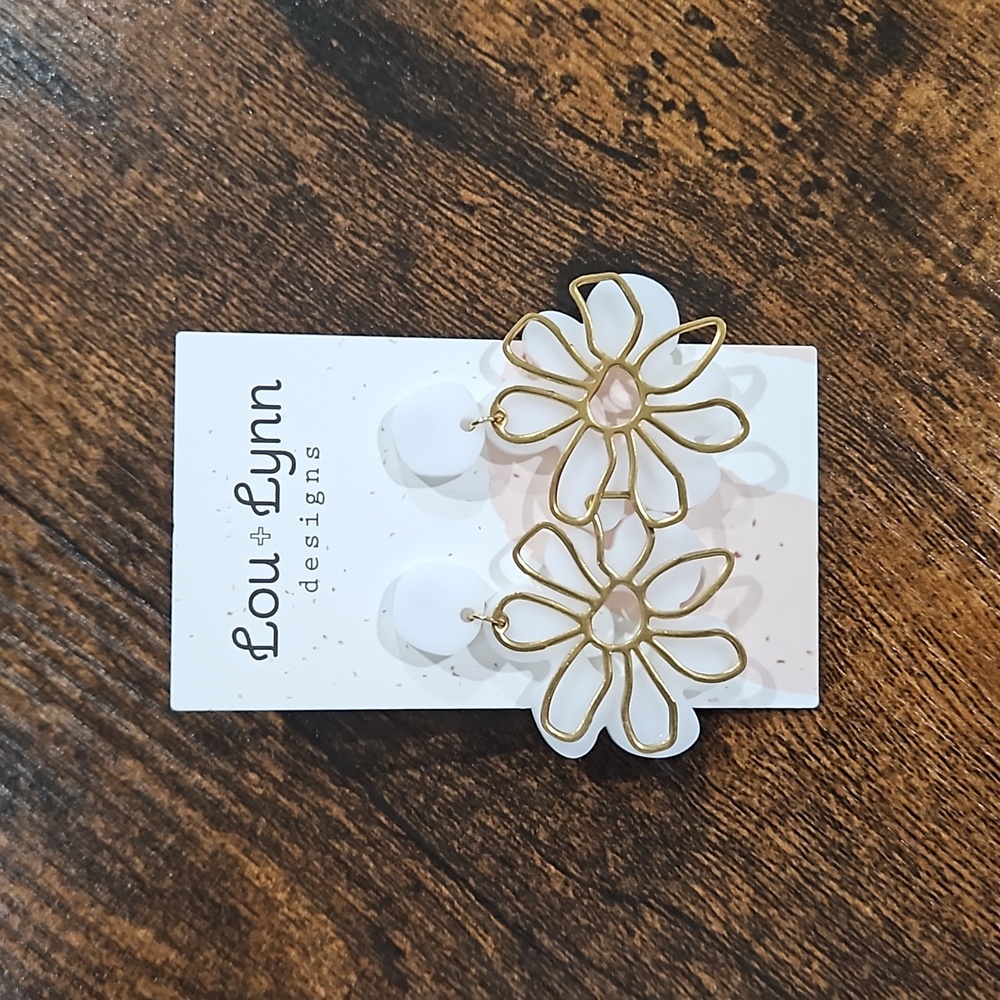 Flower Drop Earrings